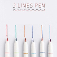 1 PCS Korean 2 Lines Pen 3D Writing Creativity立体书写创意笔