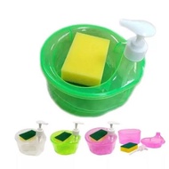 1000ml Round Soap Dispenser + Sponge