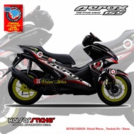 Aerox 155 Motorcycle Striping Stickers - Aerox 155 Decal Stickers - Aerox 155 Shark Lorenzo Variatio