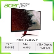 [BRAND NEW][3YEARS ON SITE WARRANTY]Acer Nitro VG252Q Gaming Monitor|24.5 ZeroFrame FHD|144Hz|2XHDMI|DP|BULIT IN SPEAKER