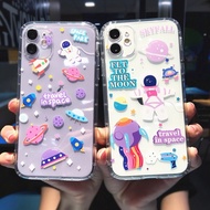 Case Handphone Motif Astronot Luar Angkasa Untuk Infinix Hot 11S Nfc