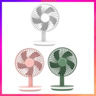 [Predolo2] Table Fan Personal Fan with Night Lamp USB Battery Powered for Dormitories