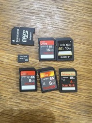 SanDisk SD card  多張記憶卡