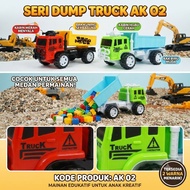 Children's Toy Sand Dump Truck Code AK 02 Dump Truck Series AK 02 Attractive Colorpilihan for Creati