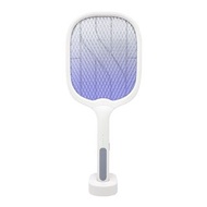 USB 充電安全 3 層網狀電動蚊拍拍蚊子 LED 誘捕燈滅蚊燈  USB Rechargeable Safety 3 Layer Mesh Electric Mosquito Swatter Racket  Mosquito LED Trapping Lamp Mosquito Killer