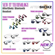 AfterShokz Shokz AS600 TITANIUM MINI|AS650 TREKZ AIR|S661 OPENMOVE|AS700 XTRAINERZ|AS800 AEROPEX Blu