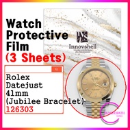 Protection Films for Rolex Datejust 41mm 126303 (Jubilee Bracelet) (3 sheets) / Scratch & Contaminat