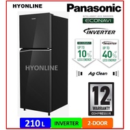 NR-BB211PK - PANASONIC 210L 2-DOOR INVERTER FRIDGE | PANASONIC REFRIGERATOR | PANASONIC FRIDGE | PANASONIC PETI SEJUK