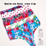 QS014 ️ SUPER BEAUTIFUL SLEEVE UNDERWEAR - New model 3/4 FLOWER PANTIES - KellyWang