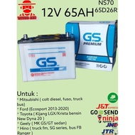 Original and Trusted Gs Wet Car Battery Ns70 12V 65Ah 65D26R