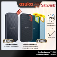 Sandisk Extreme / Extreme V2 /  E61 / E30 480GB / 500GB / 1TB / 2TB Portable SSD SDSSDE61
