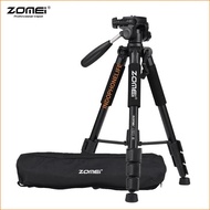 ZOMEI Q 111 [Q111] PROFESSIONAL PORTABLE FLUID PAN HEAD TRIPOD TRAVEL ORIGINAL AND TRUSTED