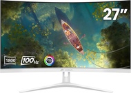 CRUA 24นิ้ว200Hz/180Hz Curved Gaming Monitor FHD 1080P Frameless Computer Monitorsรองรับ AMD Freesyn