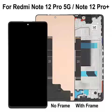 For Redmi Note 12 Pro 5G Note12 Pro+ Plus 22101316 UC P 22101316 C LCD Display Touch Screen Replacem