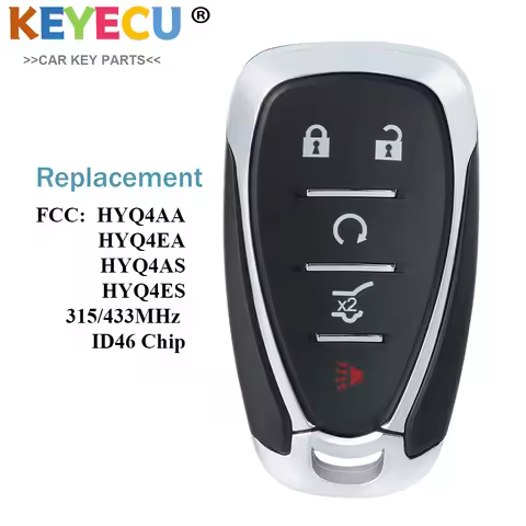 HYQ4AA 4AS HYQ4EA 4ES 315/433MHz Smart Remote Key for Chevrolet Equinox Blazer Traverse Trailblazer 