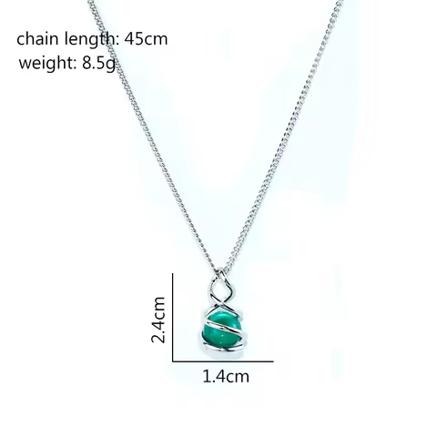 Sage Game Healing Orb Stainless Steel Necklace For Women Gamer Valorant Inspired Choker Chain Trendy