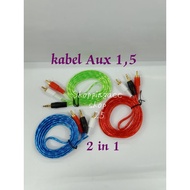 2 in 1 Aux Cable audio Cable 1.5m Aux Cable Aux Cable Speaker