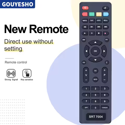 New SRT7004 Remote Control For Strong HD Satellite Receiver SRT 7004