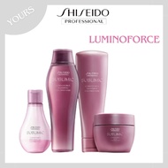 Shiseido Sublimic Luminoforce for Colored Hair Care - Shampoo / Treatment / Mask / Brilliance oil