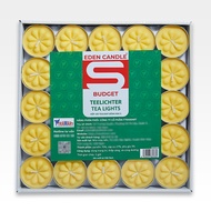 [Collection of 5 Candle Colors] Box of 100 apricot tealight candles S Teelichter Eden Candle EDC0382