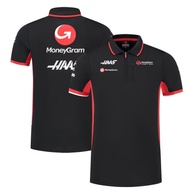 2025 Newest F1 Racing Jersey + Haas F1 Racing 2025 Team Polo Shirt + Summer Men&Women Short Sleeve T