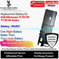 Replacement Notebook Battery 9NJM1 for Dell Alienware 15 R3 R4 17 R3 R4 99Wh