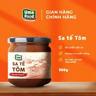 SA Uma' Food Instant Shrimp Satay Convenient Traditional Flavor 200g Jar