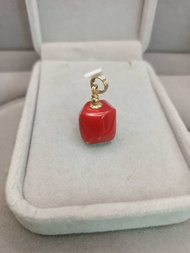 Coral Taiwan Pendant Sa 10K Na May-Ari Ng GF