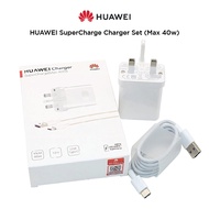 HUAWEI SuperCharge Charger Set (Max 40w) / (Max 22.5w) - Original HUAWEI Malaysia