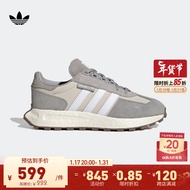 adidas阿迪达斯官方三叶草RETROPY E5男女经典boost运动鞋GY9922 米/灰/白 43(265mm)