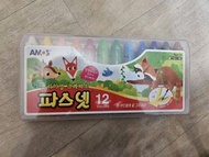 AMOS 12色 兒童蠟筆