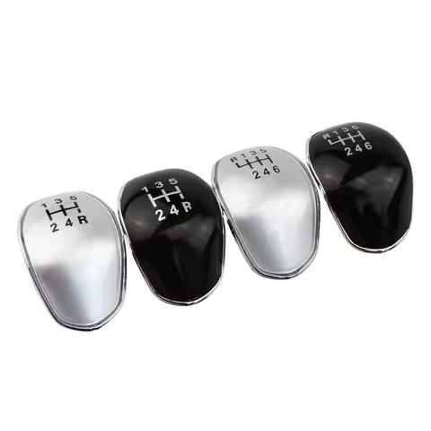 Auto MT Car Gear Knob Cap Cover 5/6 Speed Insert Replacement for Ford Focus 2 3 MK3 Fiesta C-max B-m