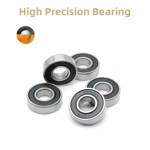 5PCS 6001RS 12x28x8mm Motor Grade Cover Sealed 6002RS 6003RS Deep Groove Ball Bearing 6001-2RS 52100