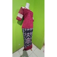 Ethnic suit, brocade top and ethnic skirt