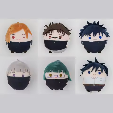 Jujutsu Kaisen Anime Choso Fushiguro Megumi Kugisaki Nobara Zenin Maki Inumaki Toge Cute Plush Keych