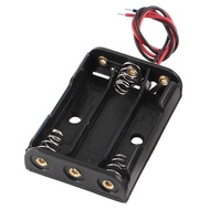 3 Slots AAA Wired Battery Holder Box DIY Rechargeable Battery Case