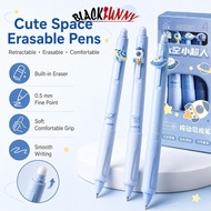 BLACKFUNNY 4Pcs Cartoon Capybara Panda Erasable Pressing Neutral Pen Quick Drying Ballpoint Pen Fash