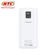 Pin sạc dự phòng Pisen TP-D193 10.000mAh TypeC PD 20W 2 USB-A QC 22.5W Màn hình LCD (Trắng) - Nhất T