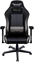 Ergonomic Computer Chair, Leather Home Swivel Chair Luxury Lumbar Support E-Sports Office Chair Boss Chair Gaming chair (Color : Black Gray)