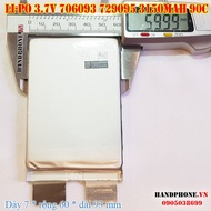 Pin Li-Po 3.7V 3150mAh 706093 726095 dòng xả cao 90C cho RC thiết bị điện DC công suất lớn