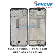 Central BONE/ LCD FRAME OPPO A74 4G A95 4G