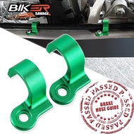 Motorcycle Rear Brake Hose Guide Spare Part Moto Oil Line Holder Cable Clamp For KAWASAKI KDX 200R 2