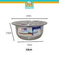 E-Central Stainless Steel Degchi Pot (14cm/22cm/26cm/30cm) Periuk Masak Cap / Indian Pot / Degchi Po