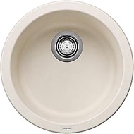 BLANCO 527407 RONDO SILGRANIT Drop-In or Undermount Round Bar Sink - Soft White