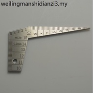 Gap Feet Gauge Stainless Steel Gap Gauge Inclined Feet Gauge 1-15mm Gap Gauge Feet Gauge