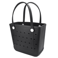 Small Beach Bag, Rubber Beach Tote Bag, Waterproof Washable Durable Open Beach Bag Tote for Beach Bo