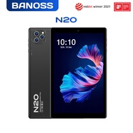 【2024 TOP2】BANOSS N20 Tablet PC 8 Inches Android 10 6000mAh 6GB RAM 512GB ROM Dual SIM 5G WiFi Gaming Online Classroom Meeting for Kids Children