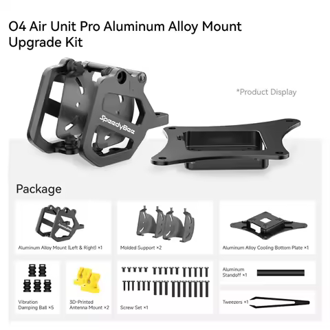 【Clearance】SpeedyBee Bee35 O4 Air Unit Pro Aluminum Upgrade Kit CNC Camera Mount Base Plate for DJI 