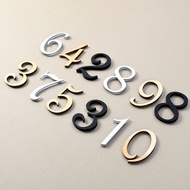 House Number Sticker Customized Number Plate Customized Number Plate Number Plate 3D Simple Number C