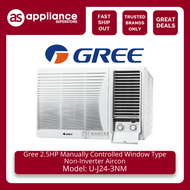 Gree 2.5HP Manually Controlled Window Type Non-Inverter Aircon U-J24-3NM